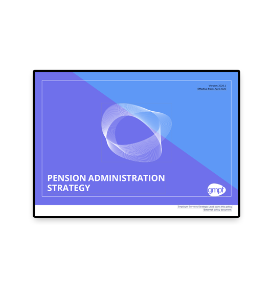 Front cover of pension administration strategy 2026