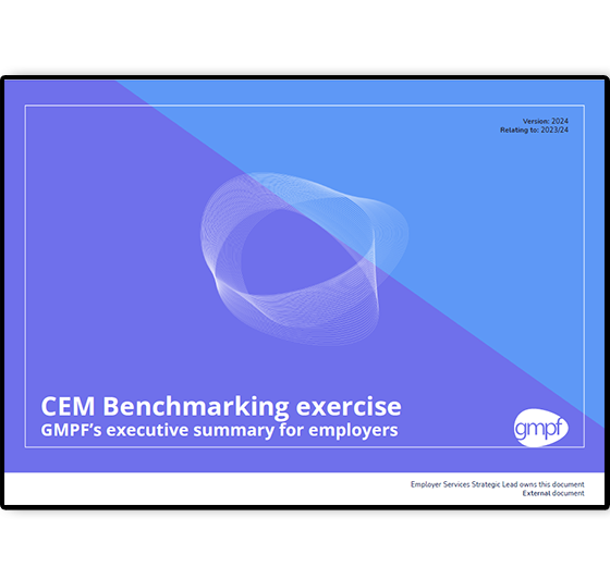 Front cover of CEM benchmarking report